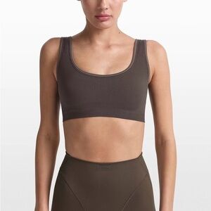 Nike Skims Ribbed Seamless Scoop Bra NWT